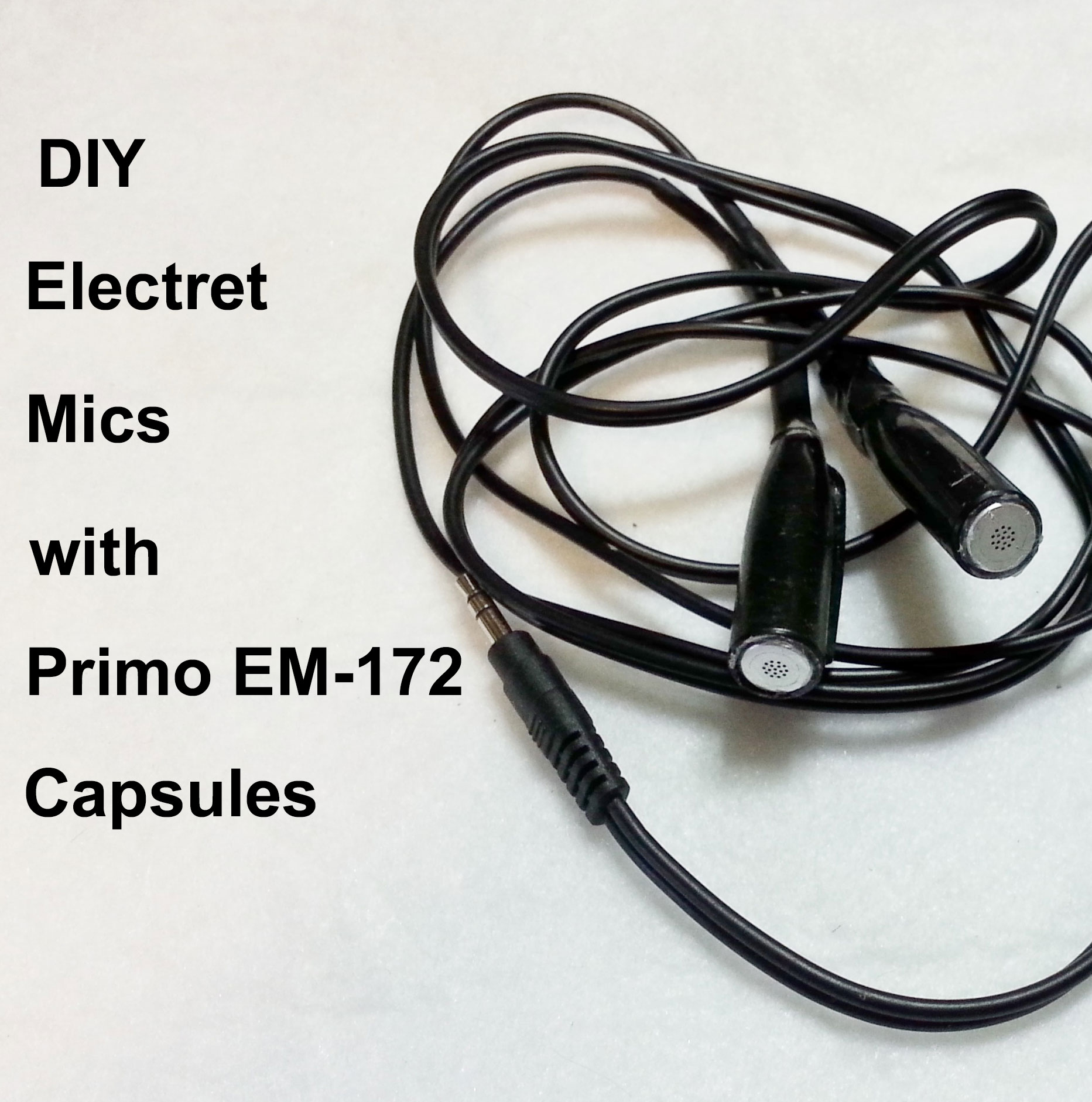 DIY stereo electret mics with Primo EM172 capsules Wild Mountain Echoes